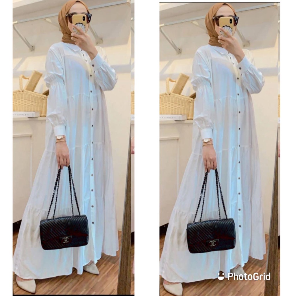 Dress Kondangan Muslim Wedding Dress Matt Rayon Premium