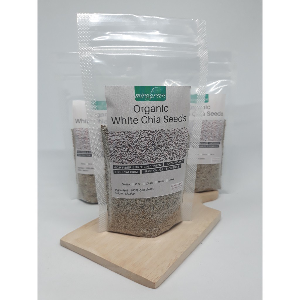 White Chia Seed Organik Biji Chia Organik Chia Seed diet sehat anti PMS