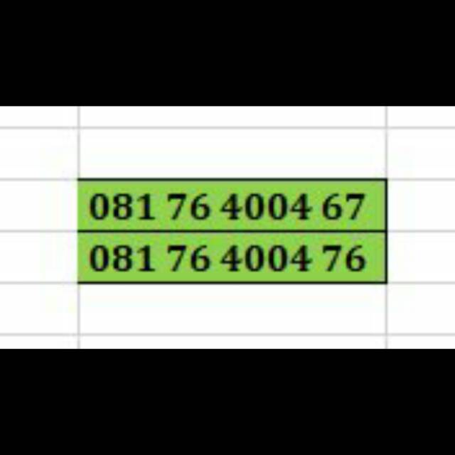 Kartu Perdana XL 11 DIGIT ANGKA CANTIK BAGUS RAPIH MURAH 4G SERI 081 76 4000 76 SEGEL PRABAYAR UNIK