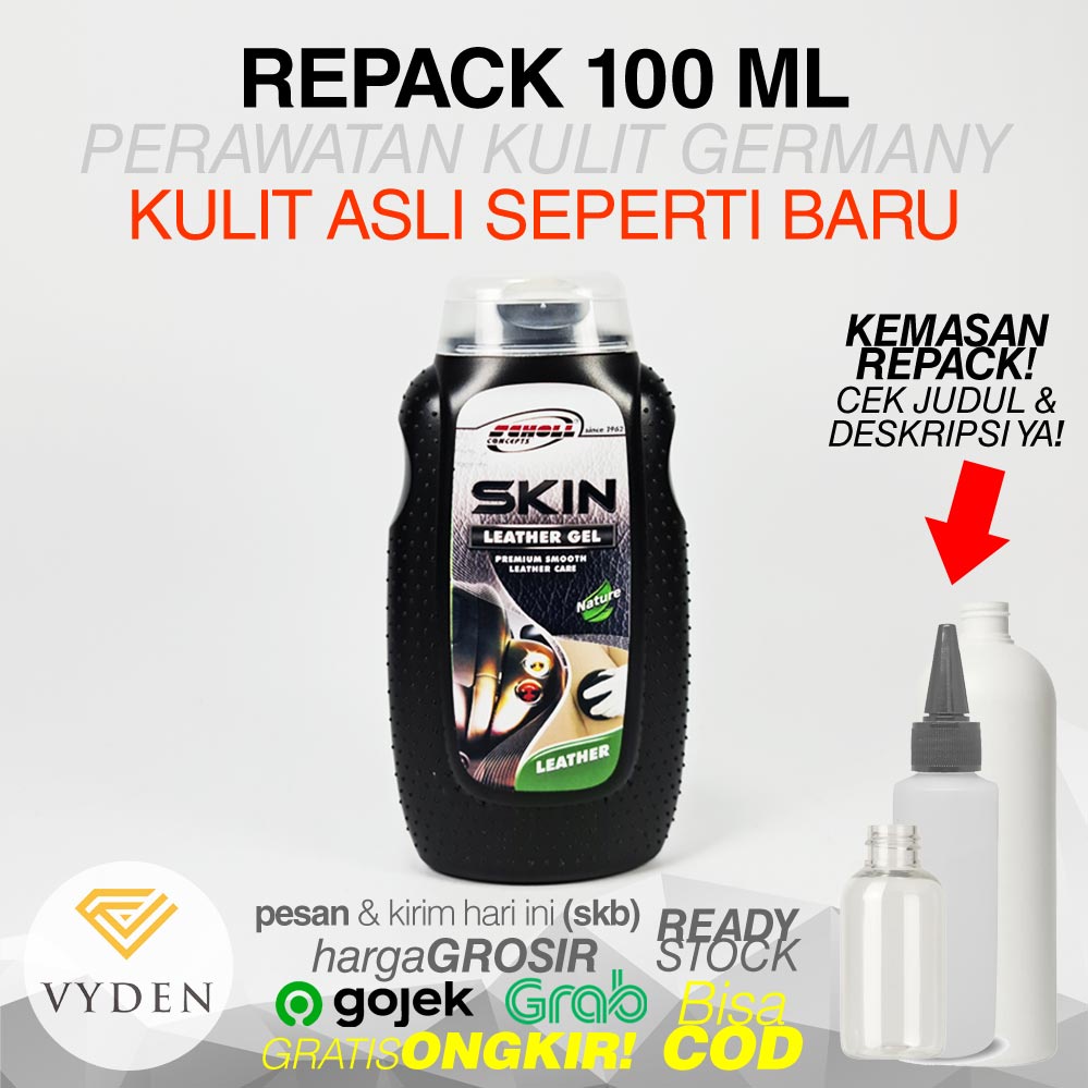 SCHOLL CONCEPT SKIN 100ml Repack Leather Gel Pelembab Kulit Asli Mobil MURAH