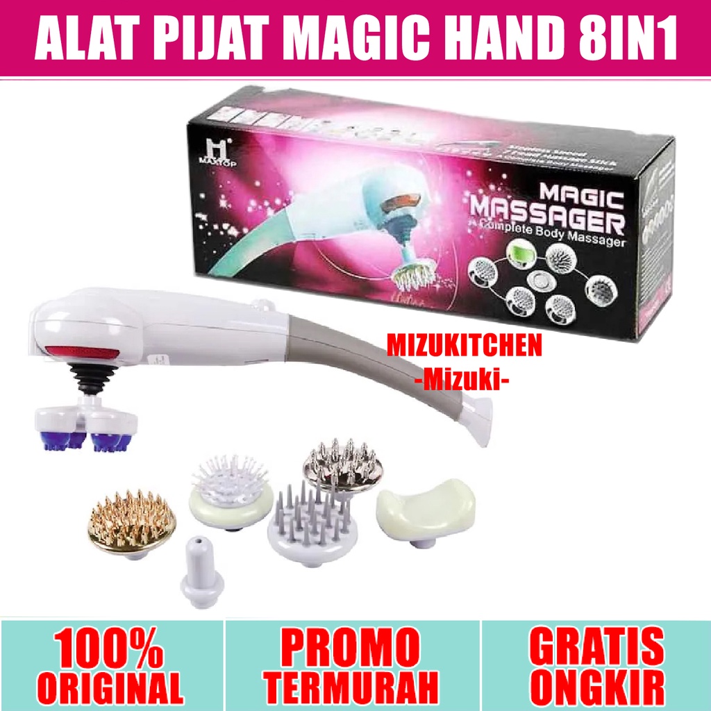 MH Alat Pijat Elektrik Magic Hand 8 in 1 massager body and foot