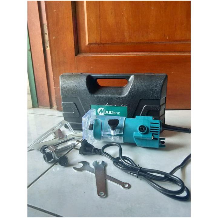 MAILTANK SH - 134 Mesin Router Profil Kayu 6mm - Router Trimmer List Kayu 350Watt  MAILTANK SH-134 WOOD TRIMMER