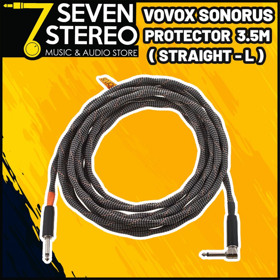 Vovox Cable Sonorus Protector A 3,5m Angeled Jack Instrument Cable