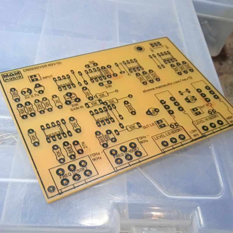 crossover 2 way mam audio nsv12