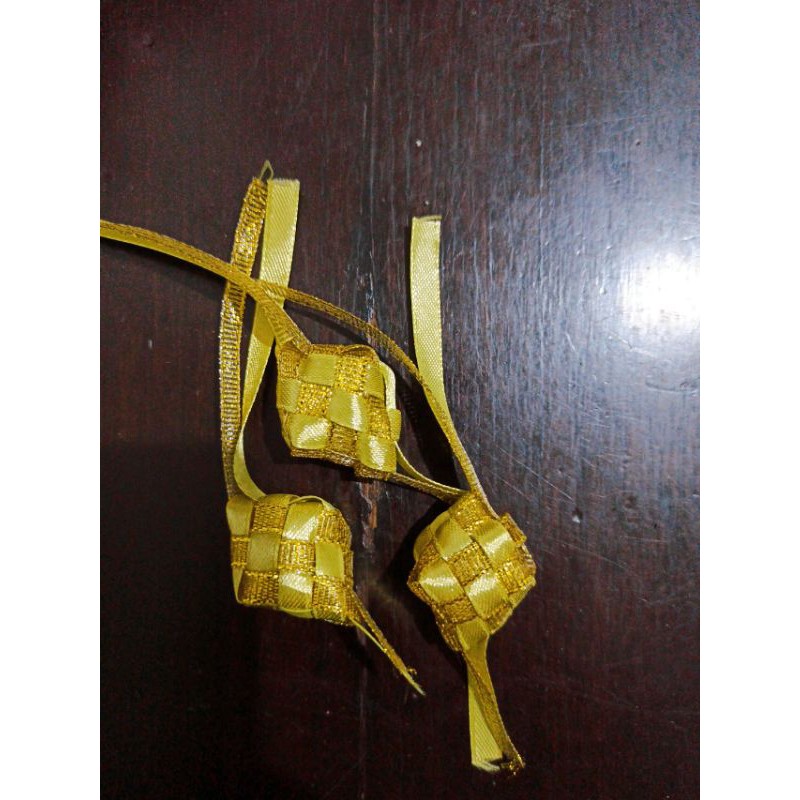 

pita Hiasan Ketupat Mini Lebaran Idul Fitri Glitter Hijau Melon