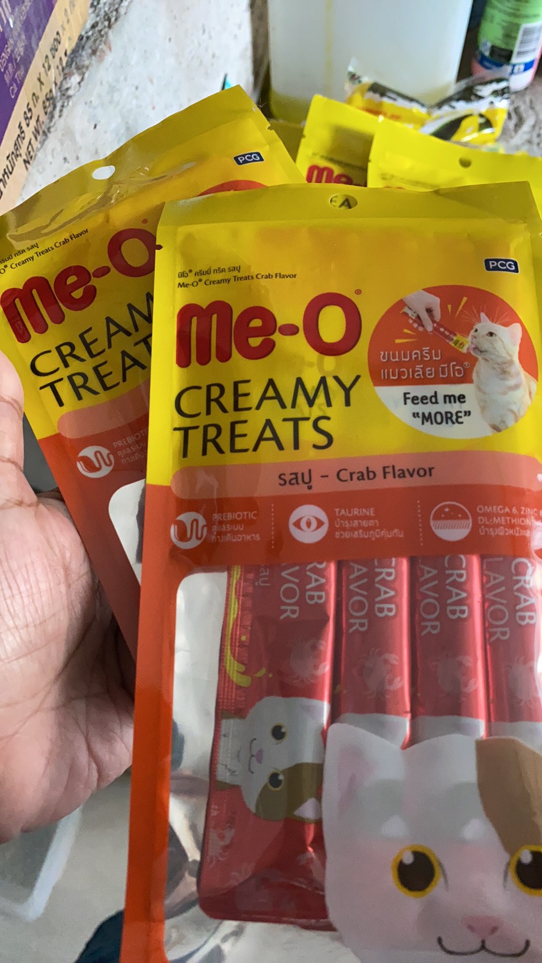 Makanan Kucing Meo Creamy Treats 60gr Snack Me O Treat 60