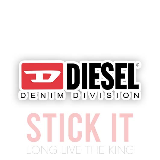 

Stiker Diesel sablon setrika DTF kaos baju sticker fashion 36