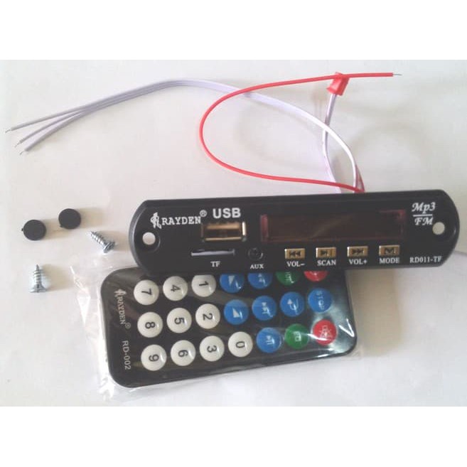 Music Player - Mp3 Player - Media Player Rakitan Module Rayden Usb Mp3, Microsd Plus Fm Bonus