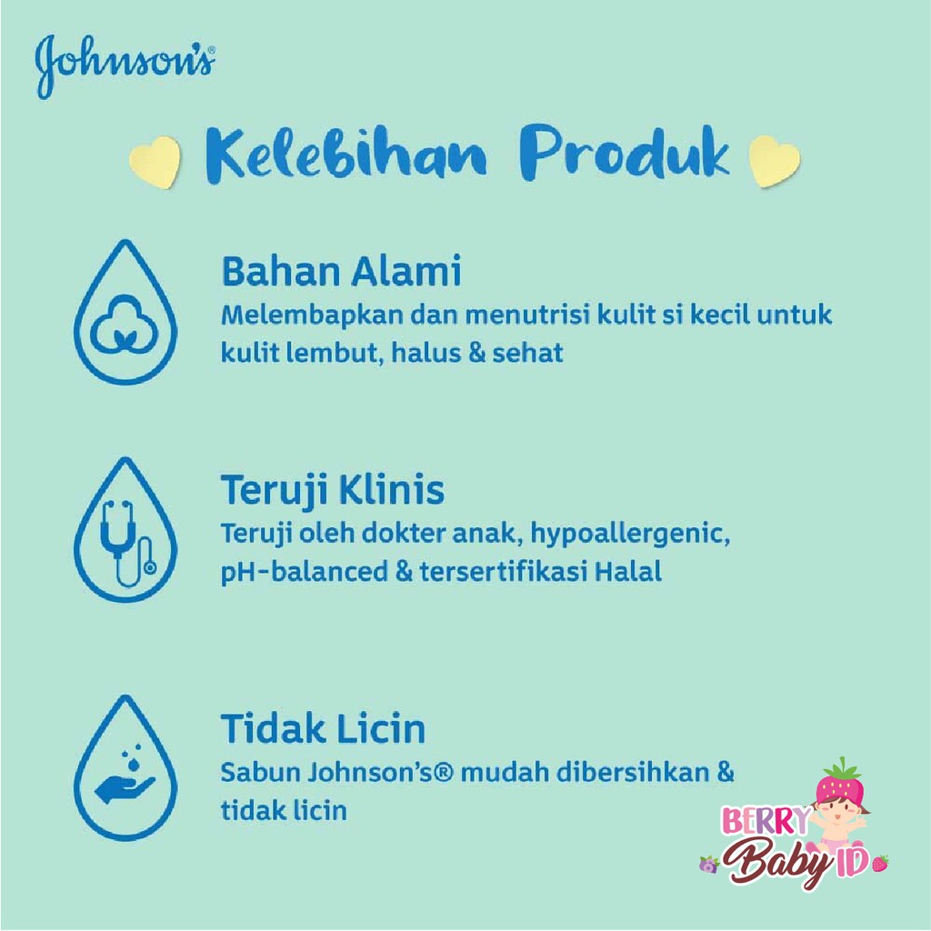 Johnson's Essentials Baby Gift Set Hadiah Kado Bayi Perawatan Bayi Johnsons Berry Mart