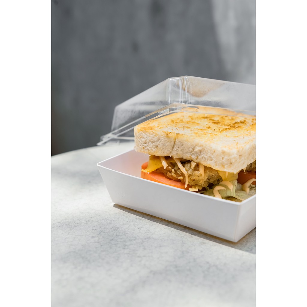 

Sandwich Box Square White (MINIMUM PEMBELIAN 12 PCS)