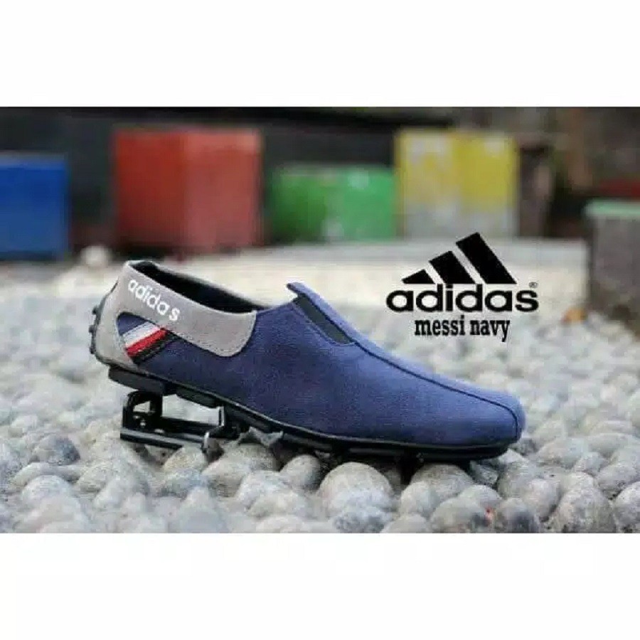 Sepatu Slip On Murah Pria Adidas Messi Kasual Santai Terlaris Sepatu Slop