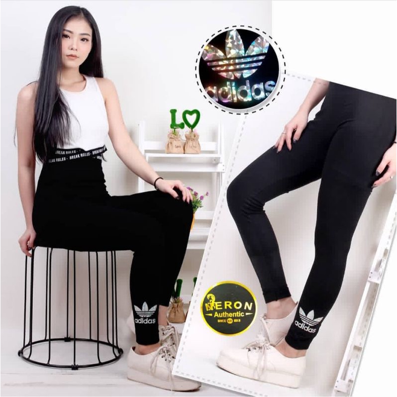 Legging Import Sablon Legging Motif sablon