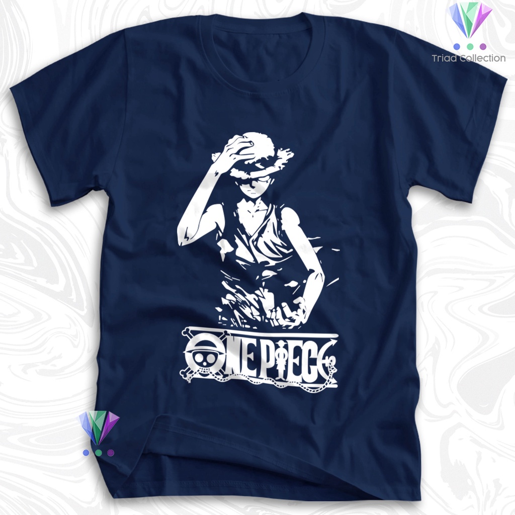 Tshirt Baju Kaos Distro MONKEY D LUFFY / Kaos Distro Pria Wanita