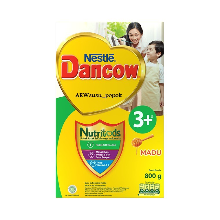 Dancow 3+ Madu 800gr