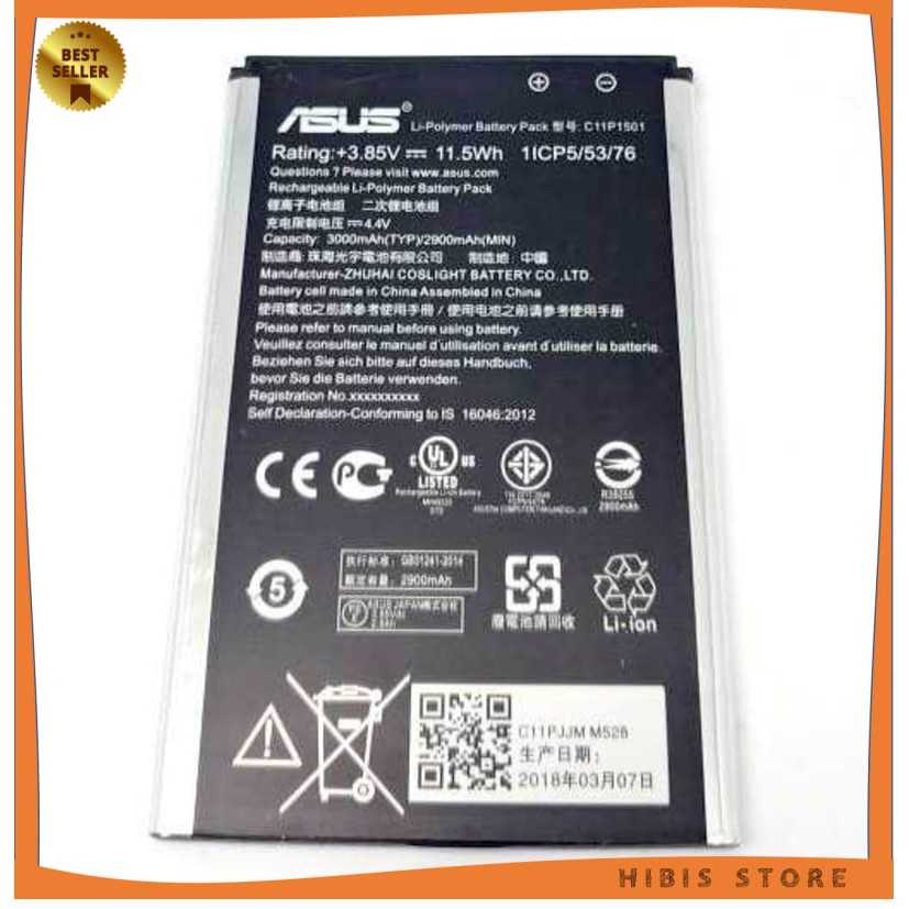 Terbaik Battery for Asus Zenfone 2 Laser / Zenfone Selfie