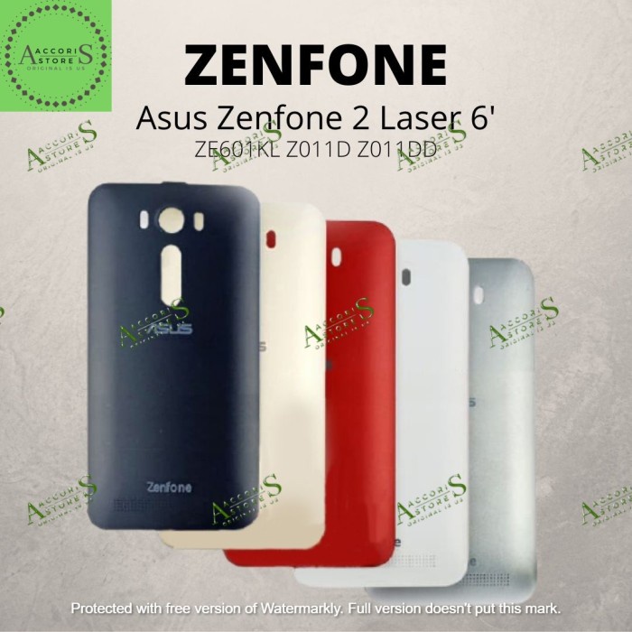 Kesing Backdoor Tutup Belakang Asus Zenfone 2 Laser 6 Inci ZE601KL