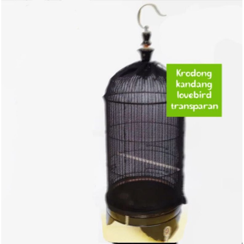 Krodong transparan kandang kapsul lovebird - kredong kelambu
