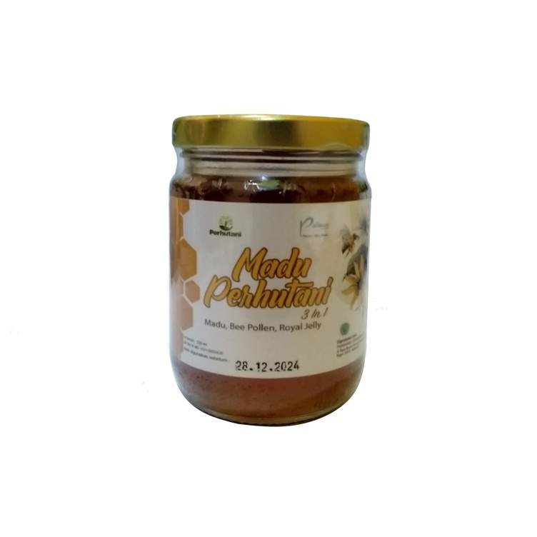 

Madu Perhutani 3 in 1 (Madu, Bee Pollen, Royal Jelly) 220 ml