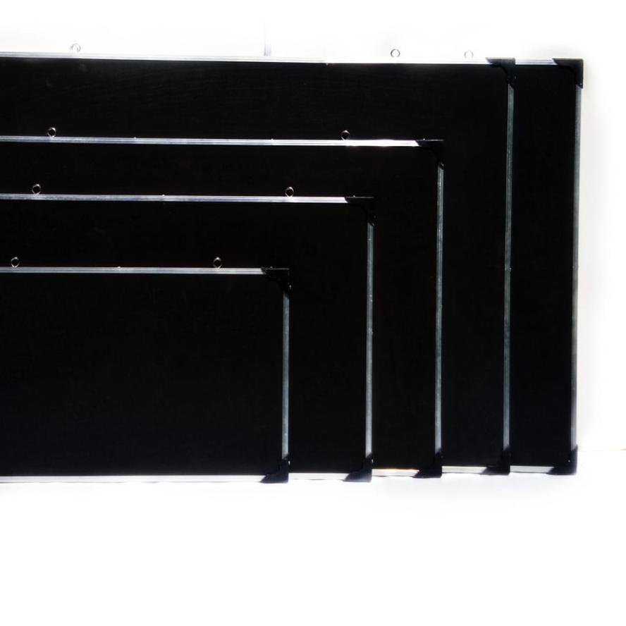 

Baru White board/Papan Tulis 60x90 2 sisi Spidol dan kapur Whiteboard ✔