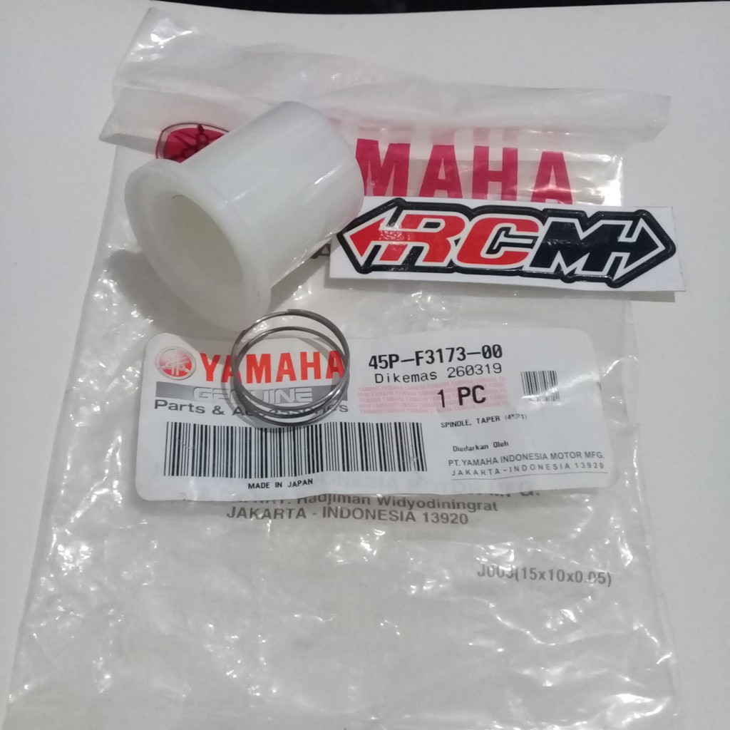 SPINDLE TAPER PLASTIK SULINGAN SHOCK SKOK BYSON ORI ORIGINAL YAMAHA YGP ASLI 45P-F3173-00