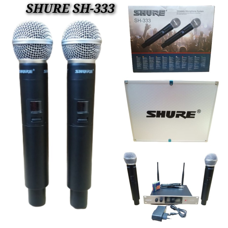 MIC WIRELLESS KOPER SHURE SH 333 MICROPHONE WIRELESS