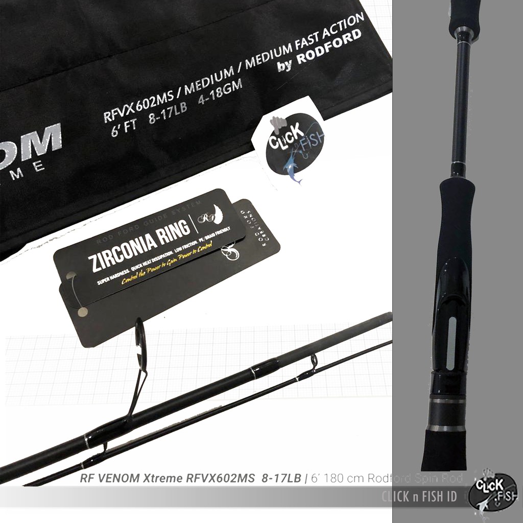 Joran RF VENOM Xtreme spinning / Overhead 2sec Rodford Spin Rod