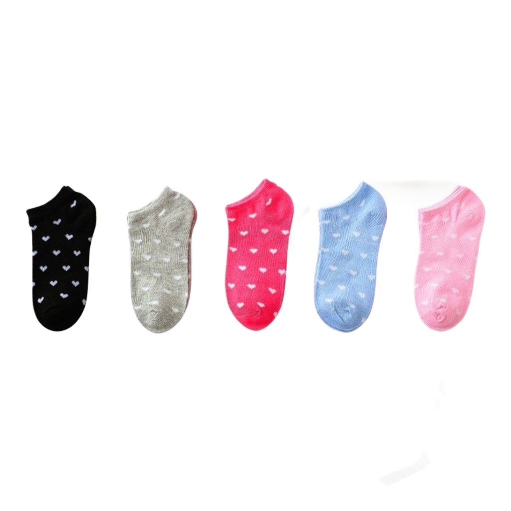 FYGALERYSURABAYA Kaos Kaki Ankle Polos Wanita Kaos Kaki Pendek Korea  Short Socks