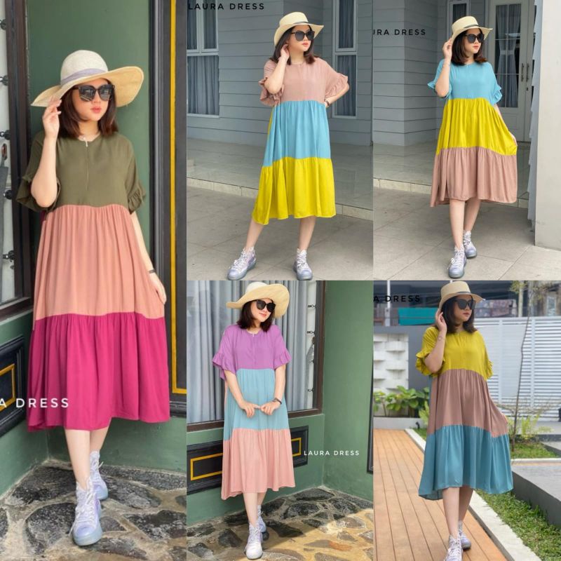 NAGITA DRESS|DRESS NAGITA|LAURA DRESS | daster cantik | daster kekinian | daster viral