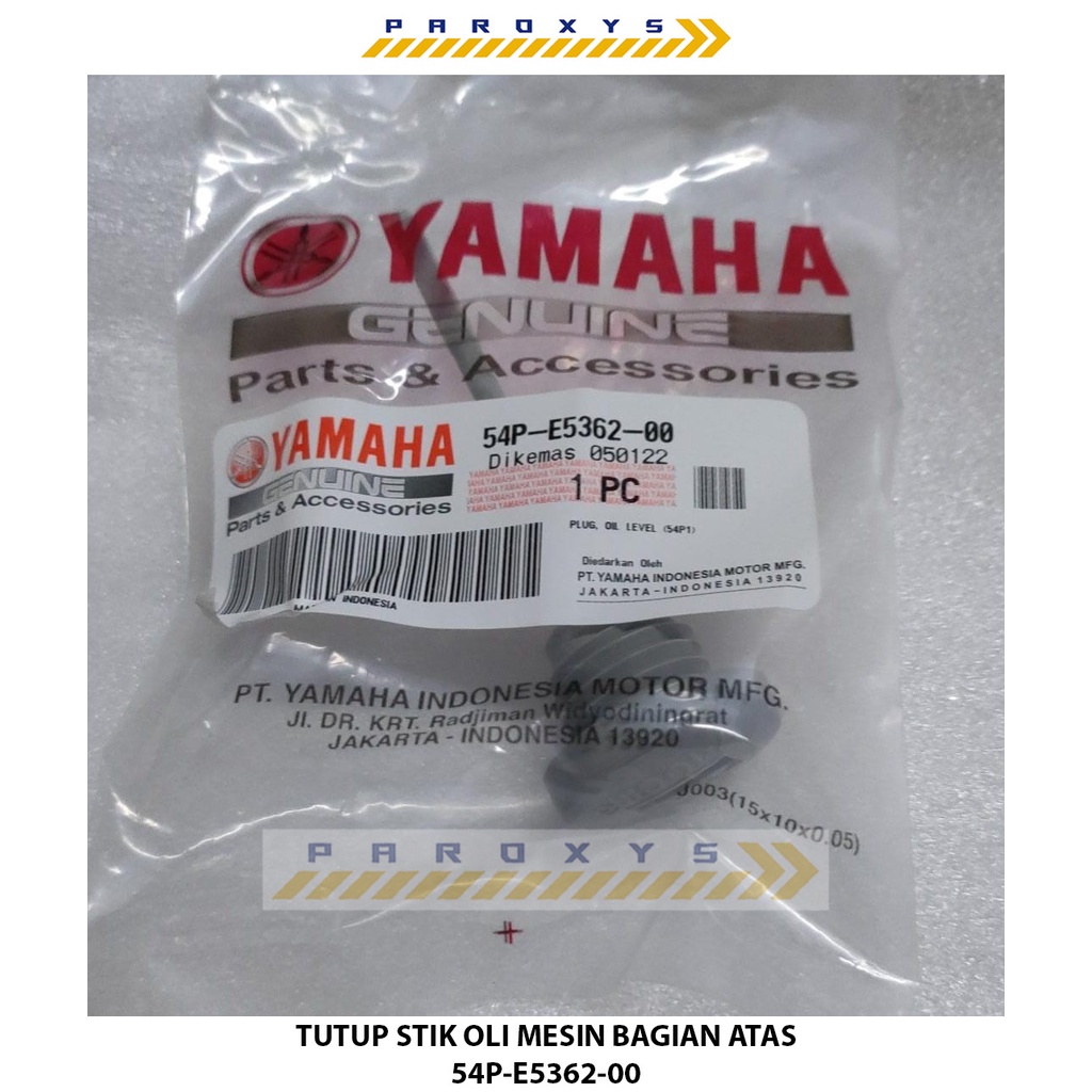 TUTUP STIK OLI MESIN BAGIAN ATAS 54P-E5362-00 MIO J SOUL GT 115 ORI YGP