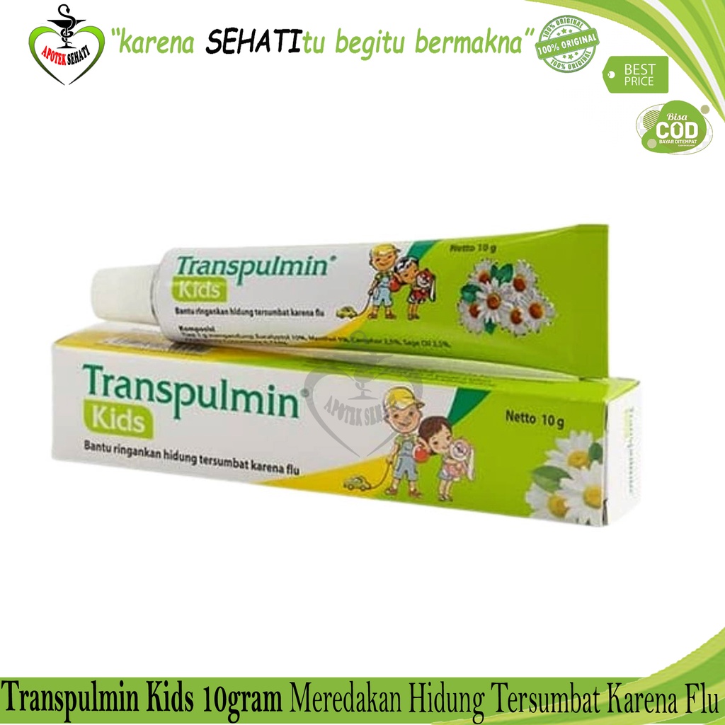 TRANSPULMIN KIDS BALSEM 10GR HANGAT LEMBUT ANAK