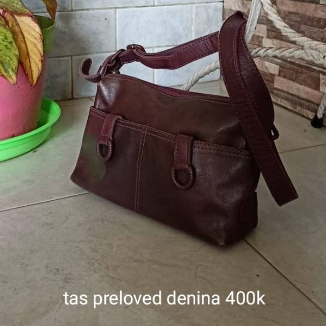 Preloved Tas Kulit Denina