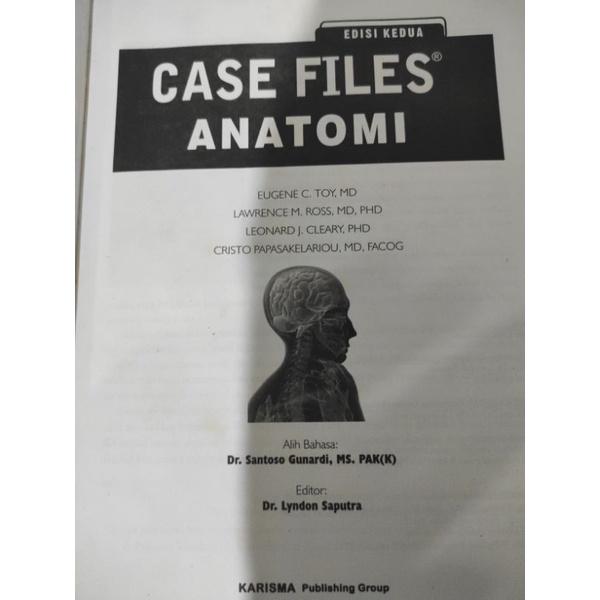 Buku Anatomi Case Files Anatomi Edisi kedua