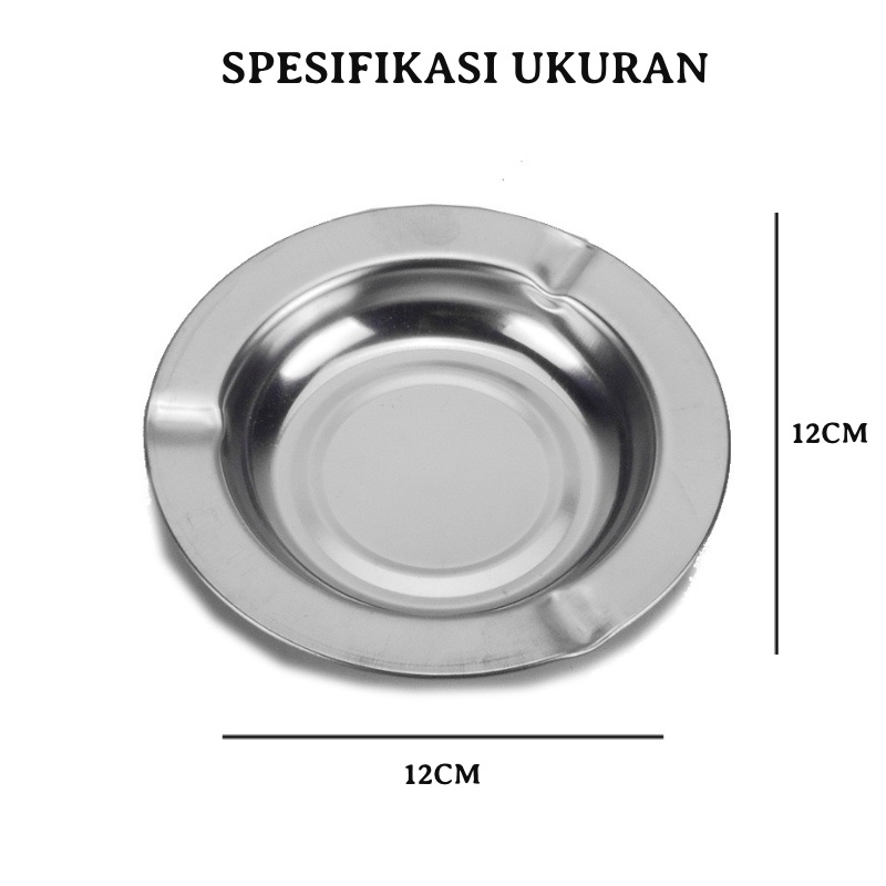 ASBAK STAINLESS / ASBAK SENG BULAT