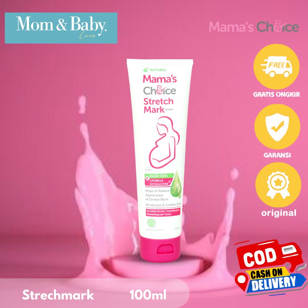 Stretch Mark Cream Mama's Choice (Menghilangkan stretch mark dan gatal - halal) n