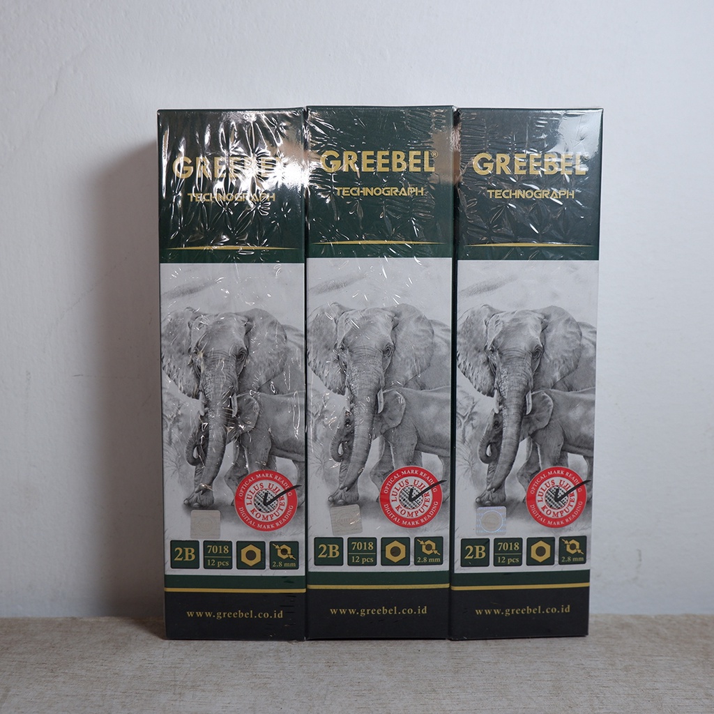 

Pensil 2B Murah Greebel 1 kotak isi 12 pcs