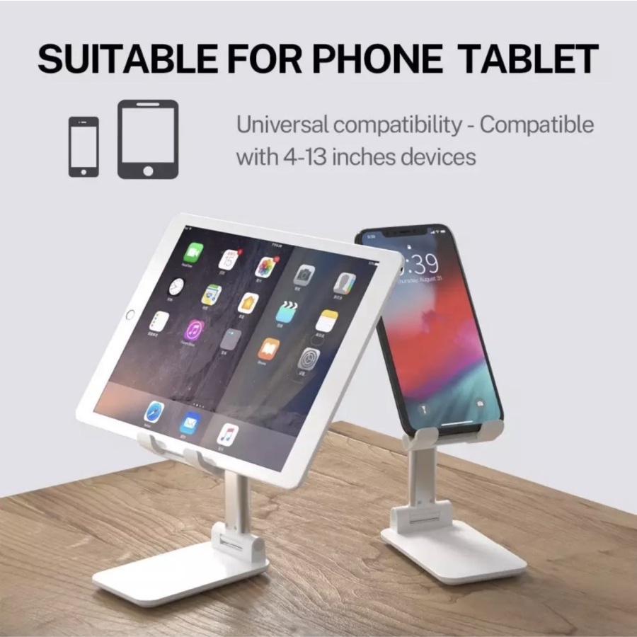 HD-23 PHONE STAND HOLDER UNIVERSAL FOLDING DESKTOP - DUDUKAN HP