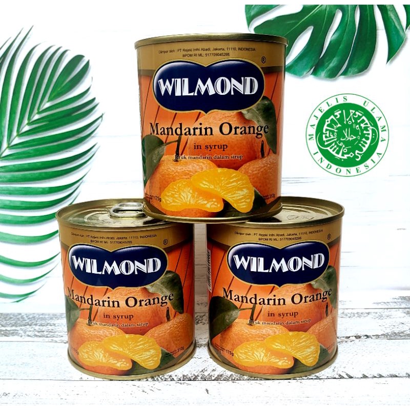 Wilmond Mandarin Orange Jeruk 312 gr / Jeruk Mandarin sirup / Syrup