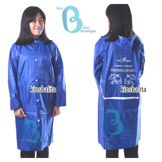 RAINCOAT REMAJA NYLON / JAS HUJAN TERUSAN REMAJA KUALITAS PREMIUM / RAINCOAT FASHIONABLE