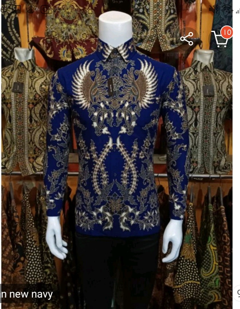 Batik Kemeja Furing Halus | Kemeja Hem Batik Pria Murah | Kemeja
