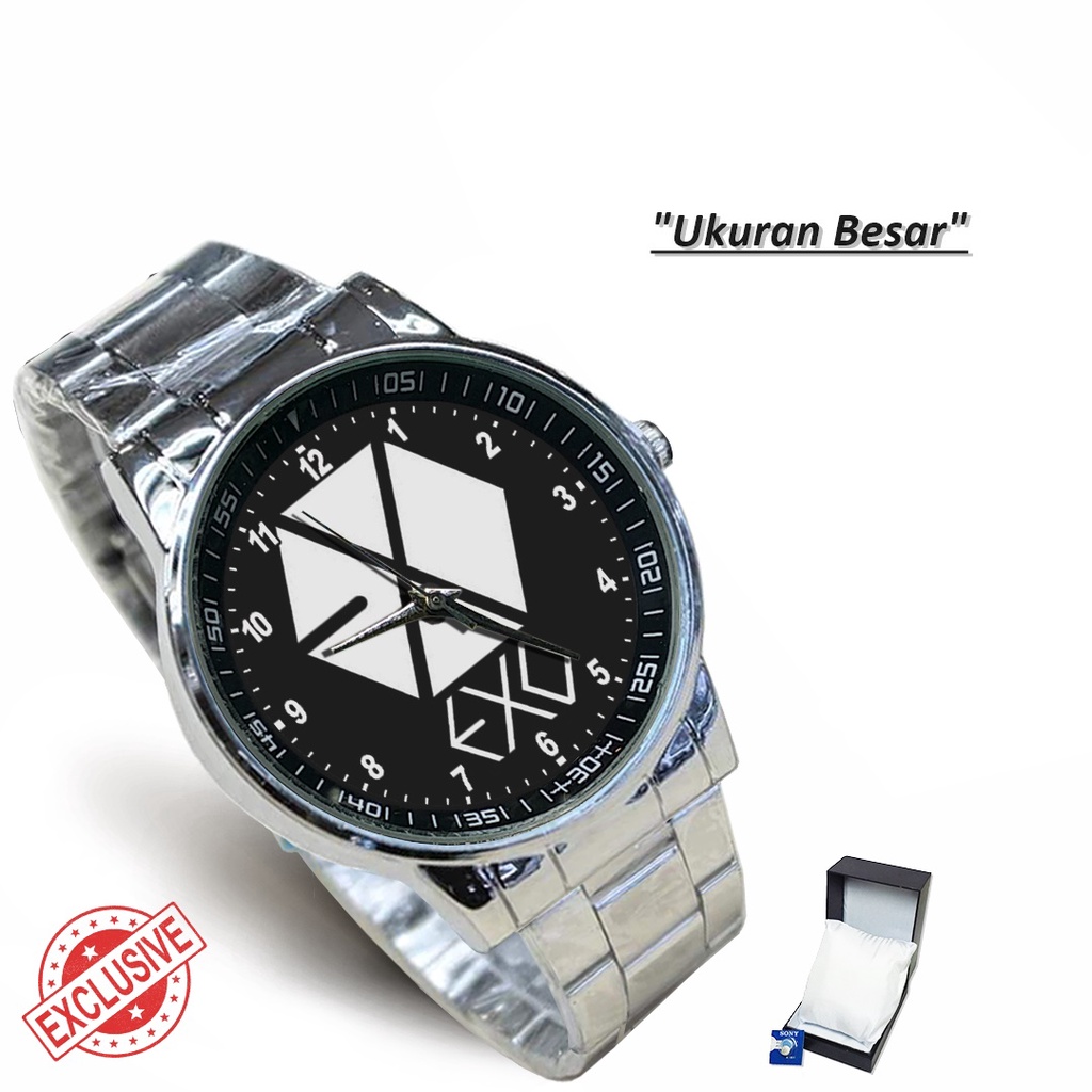 Jam Tangan Rantai Couple EXO (Limited Edition)