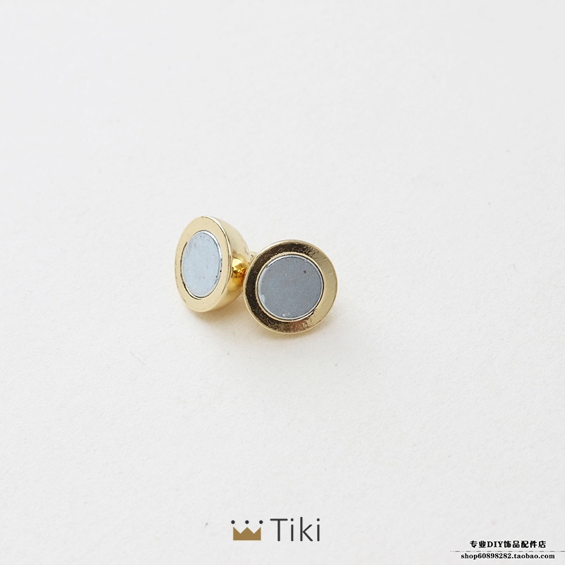 10pcs Magnetic Lobster Clasps Buckle Hook Round Ball Gesper Gelang Magnet DIY Jewelry Making Digunakan Untuk Gelang Couple - PD