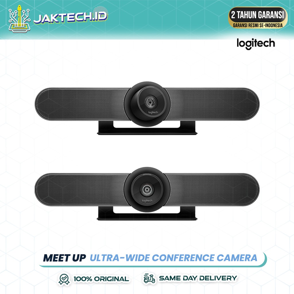 Logitech MeetUp Video Conference Cam All in One Webcam GARANSI RESMI