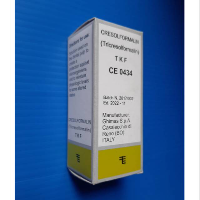 TKF dental gigi tricresolformalin CE 0434 ghimas