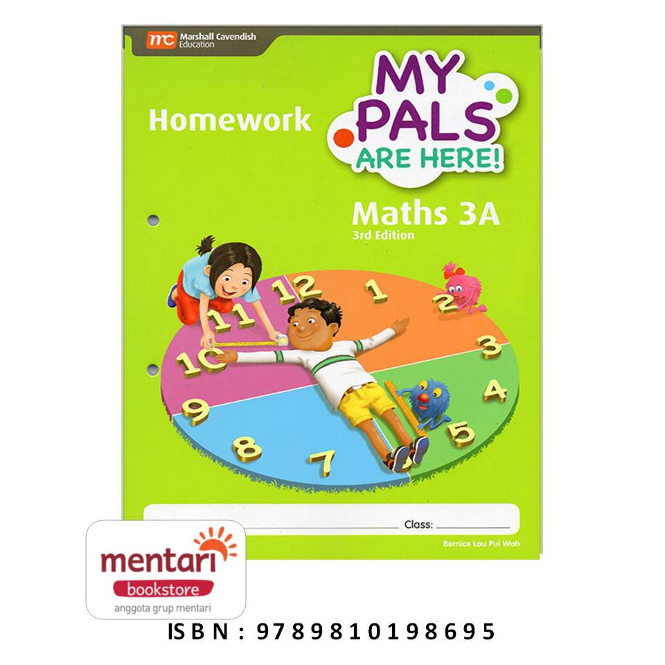 My Pals are Here Maths Homework (3rd Edition) | Buku Matematika SD-Homework 3A
