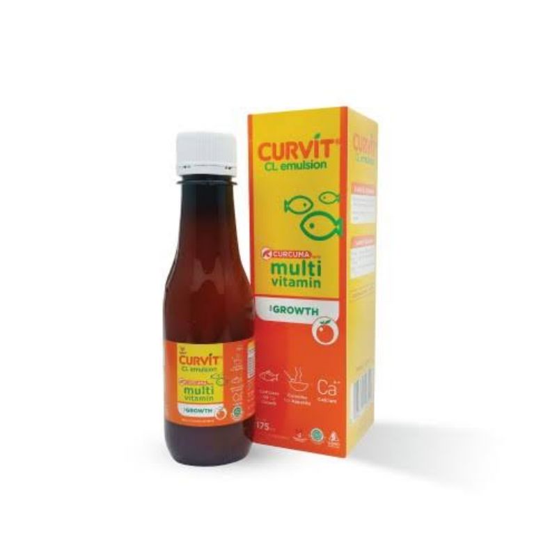 Curvit CL Emulsion 175ML / Multivitamin/Suplemen Makanan / Untuk Daya Tahan Tubuh