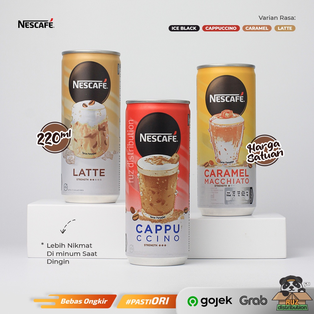 NESCAFE Can 220ml Ala Cafe - Nescafe Ala Cafe Satuan 220ml