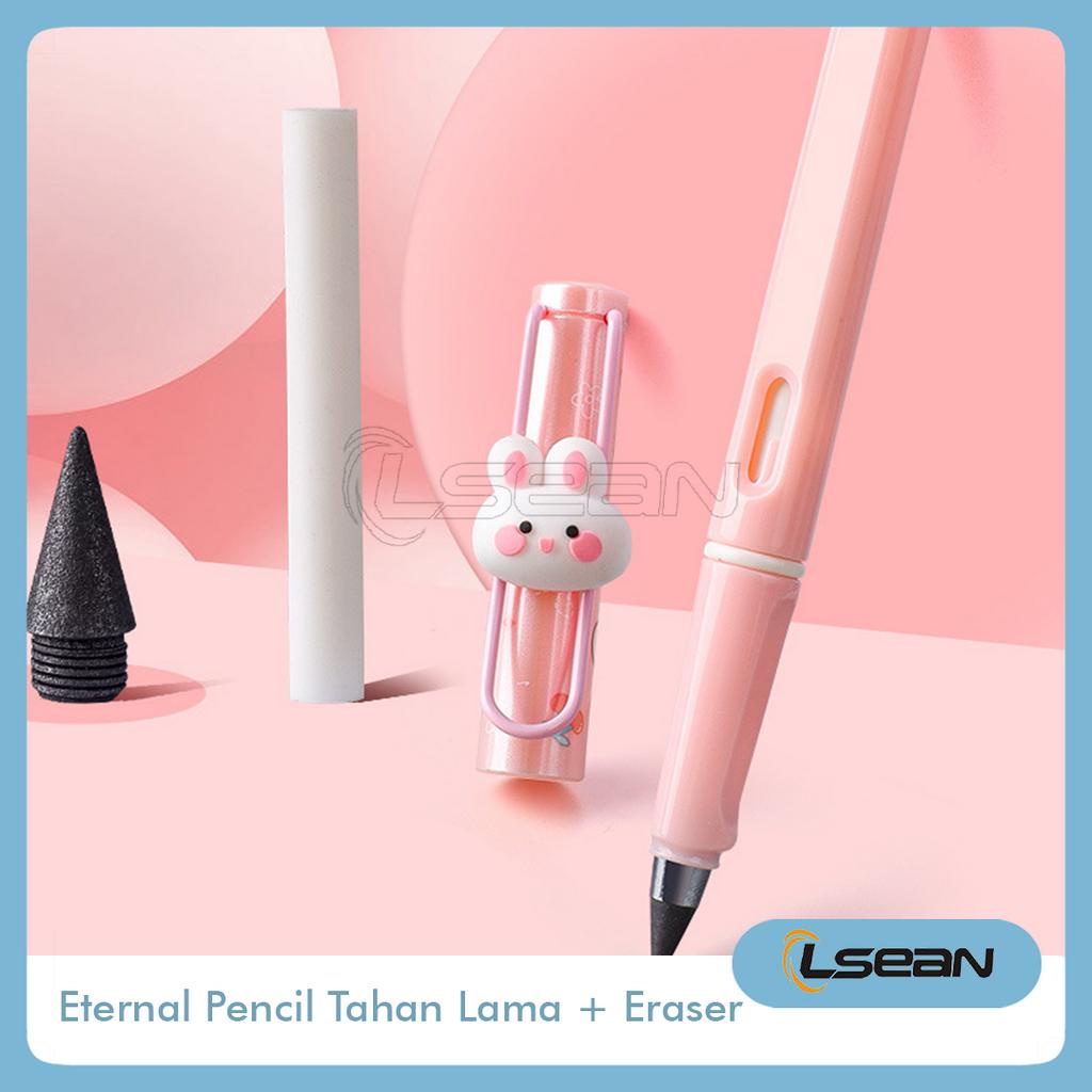 Magic Eternal Pen Pulpen Ajaib Abadi Motif Boneka Karakter Lucu