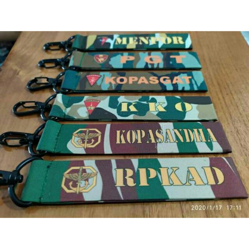 Gantungan Kunci/Key Chain Unik Logo TNI-POLRI