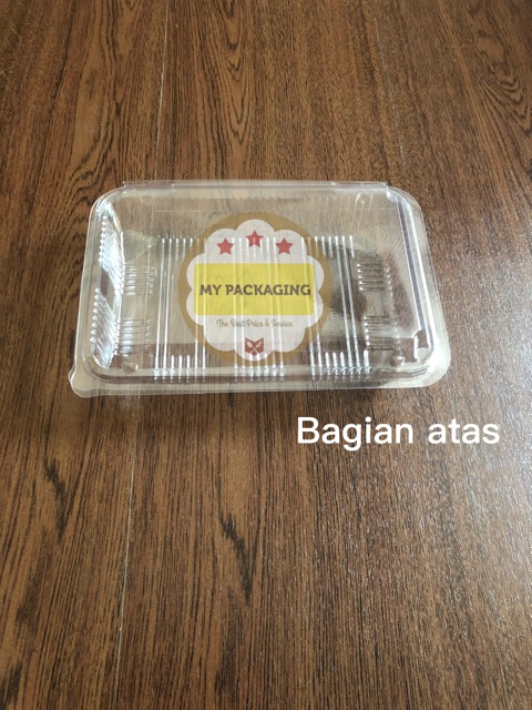 TRAY MIKA PLASTIK TEBAL SUSHI UKURAN SEDANG / TEMPAT MAKANAN