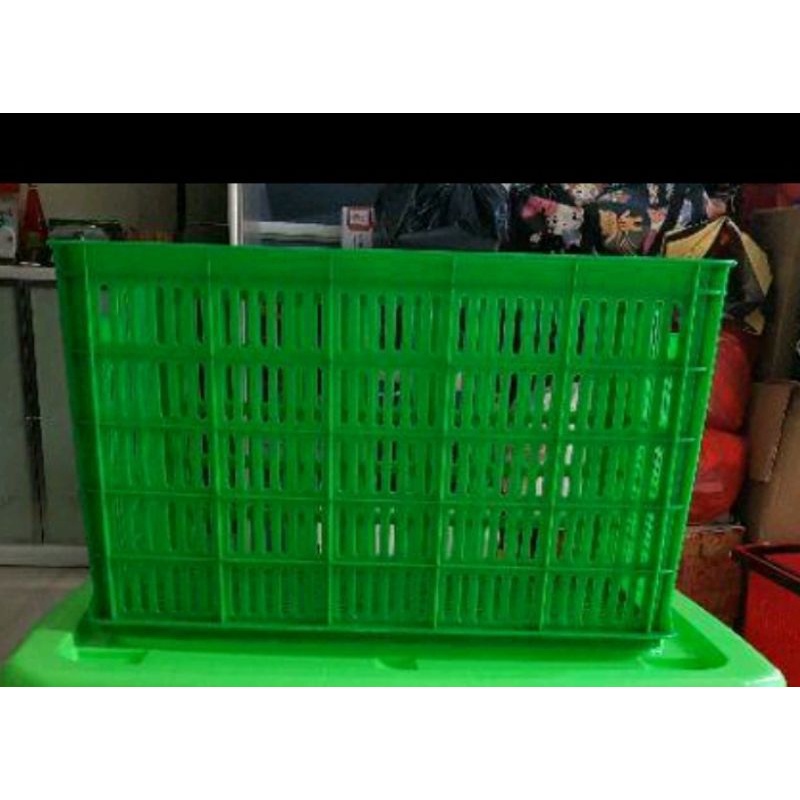 60x30x35 Box Container Hanata 1004 10&quot; / Rak Tempat Piring Pesta 10 INCH Keranjang Industri